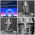 This is whut you wear if you are a repost...to block swords which are comments of pansy ass bitchs bitching...