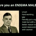 Are you an enigma male?