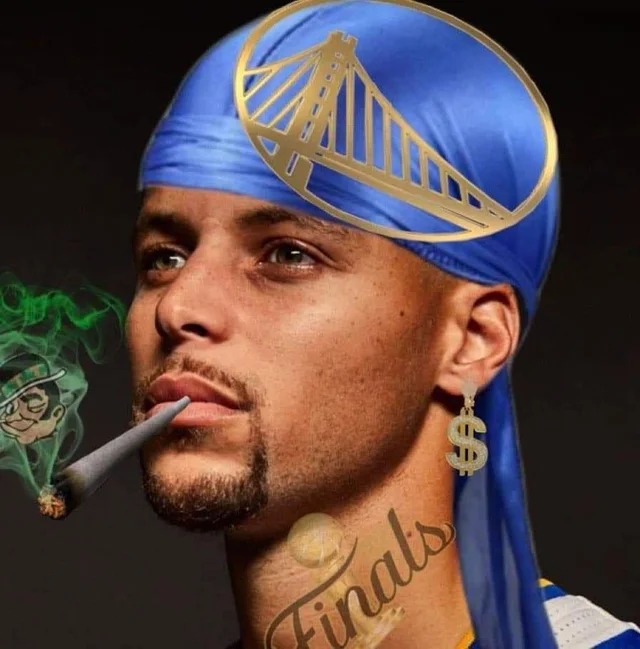 Curry has won the NBA finals - meme