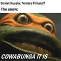 The Russian invasion of Finland is when the winter betrayed Russia