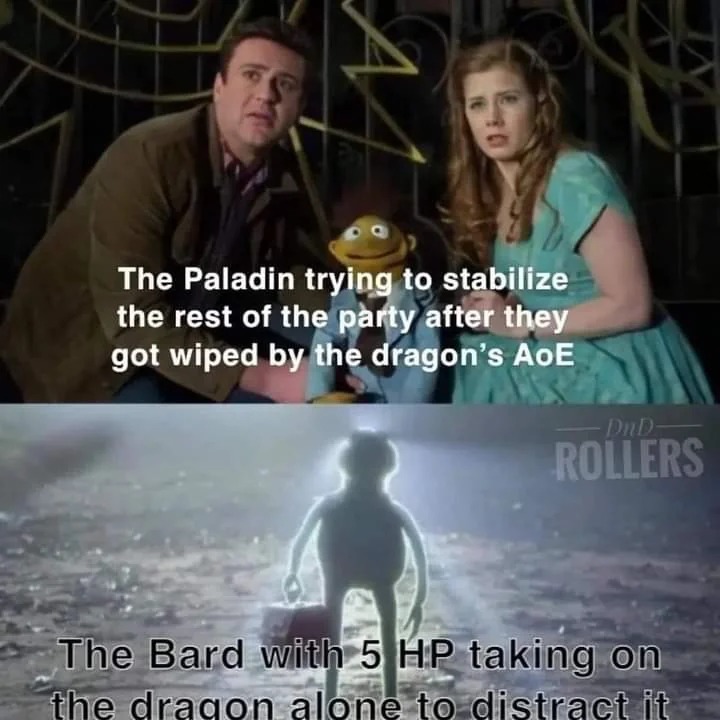The Bard with 5HP - meme