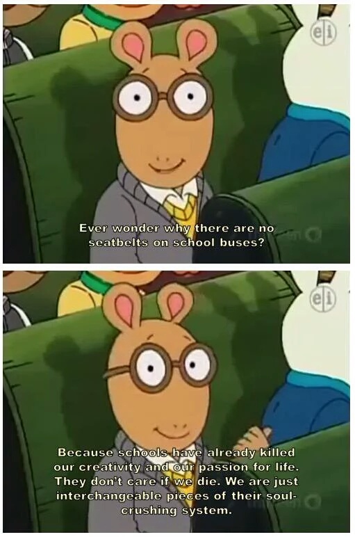 When Arthur Hits You With The Truth - meme
