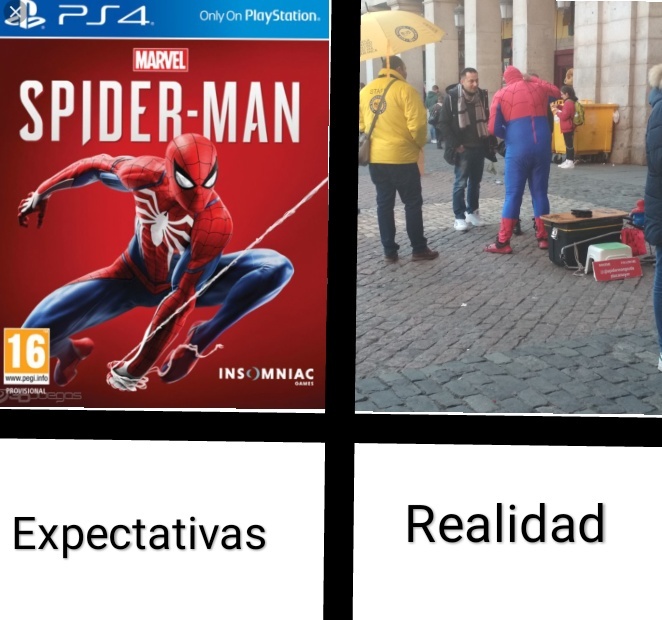 Cuando te quieres hacer un traje de spiderman - Meme subido por   :) Memedroid