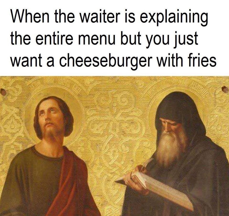Waiter - meme