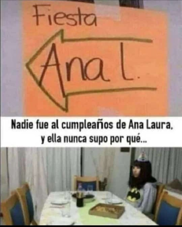 Pobre Ana Laura  - meme