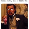 drinking Coke in 1885