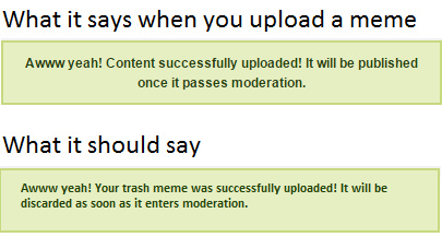 Your meme doesn't stand a chance in moderation