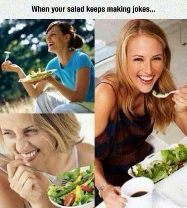 Silly salad! - meme