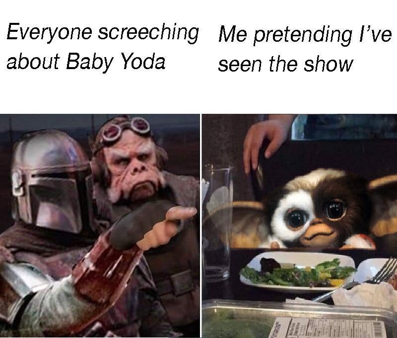 Baby yoda - meme