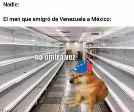 Cheems venezolano - meme