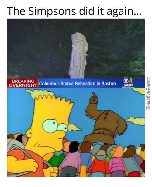Simpsons did it again - meme