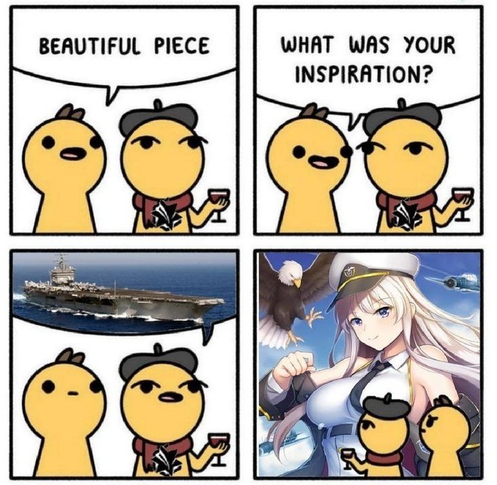 An impressive ship, with nice assets... to say the least. - meme