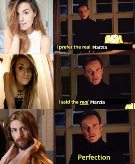 The real Marzia - meme