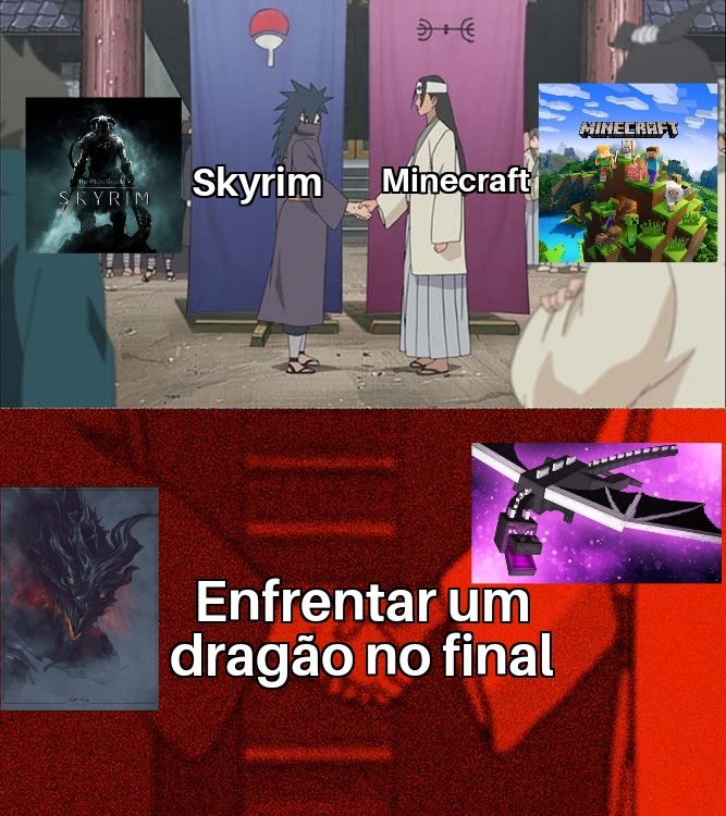 Dois jogos excelentes - meme