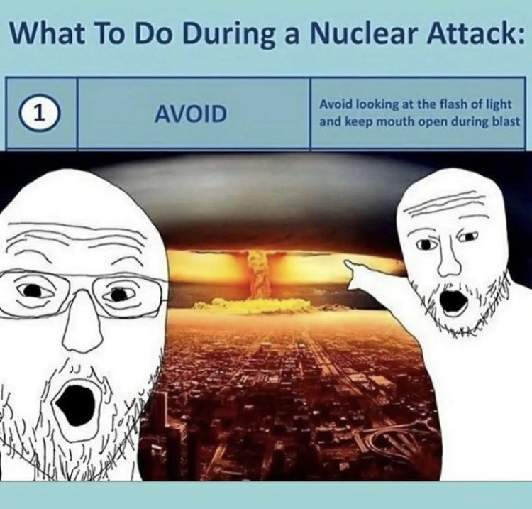 dongs in a nuke - meme