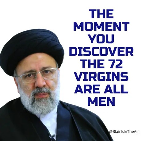 Dark humor Iran President meme