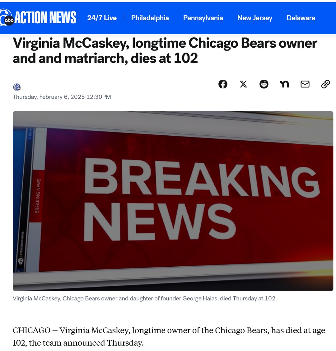 Virginia Mccaskey dead meme news