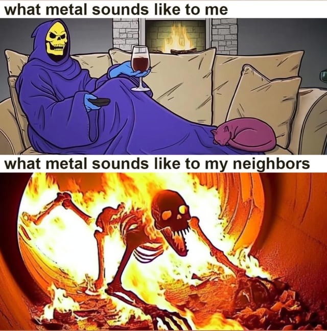 what metal sounds like - meme