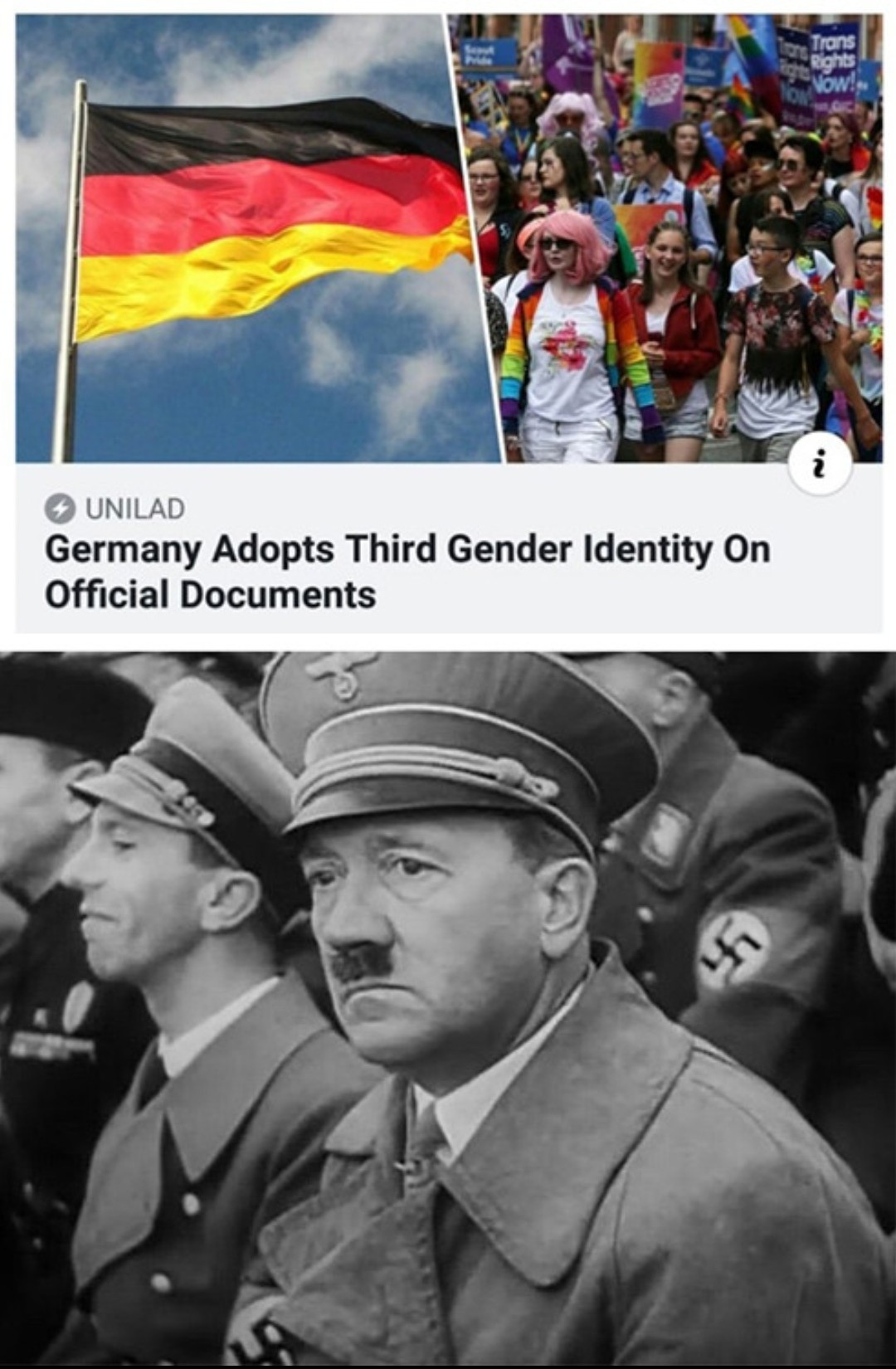 Hitler está triste - meme