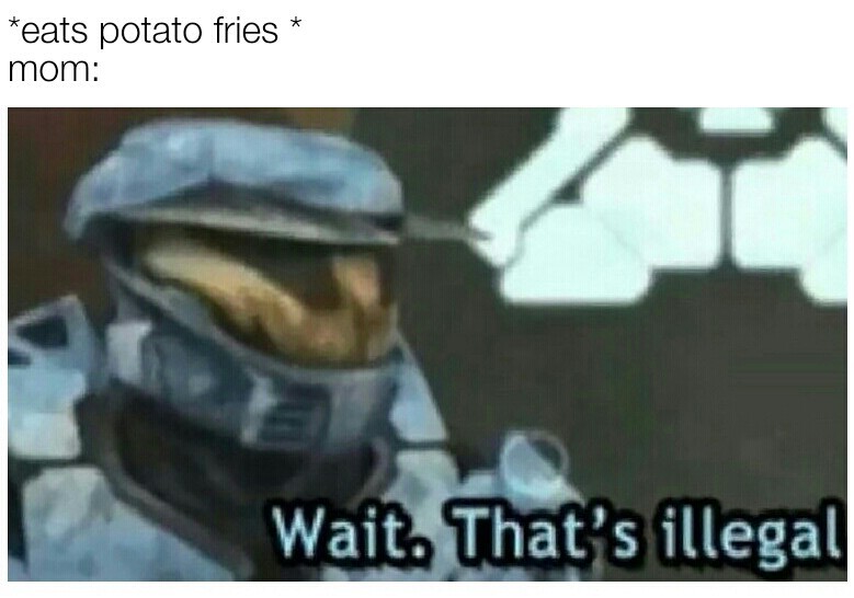 Potato fries - meme