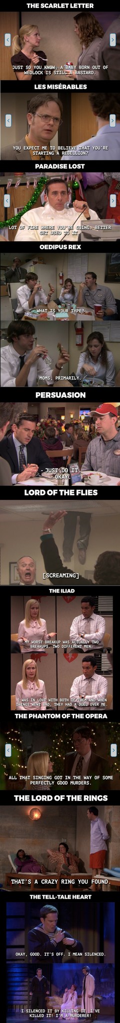Every Book In A Typical English Syllabus Summed Up In A Quote From The Office - Part 1 - meme