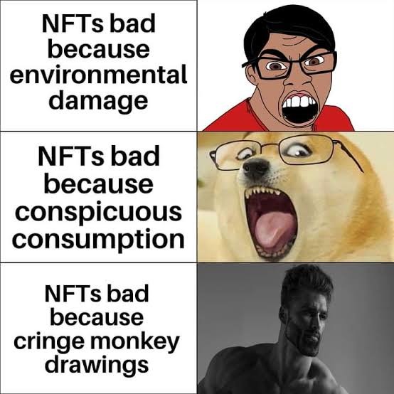 the nfts are shit - meme