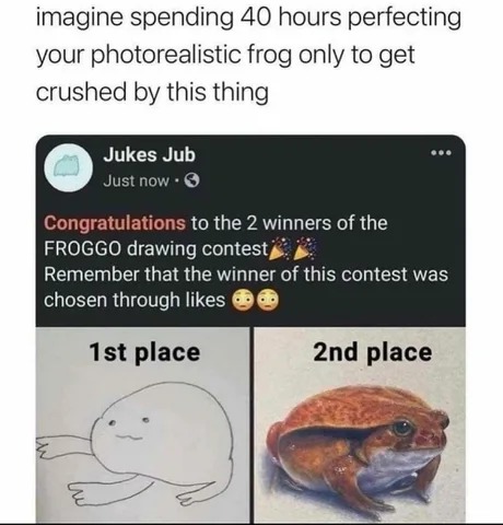 FROGGO drawing contest - meme