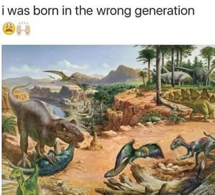 Title was born in the wrong generation   - meme