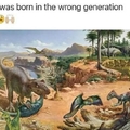 Title was born in the wrong generation  