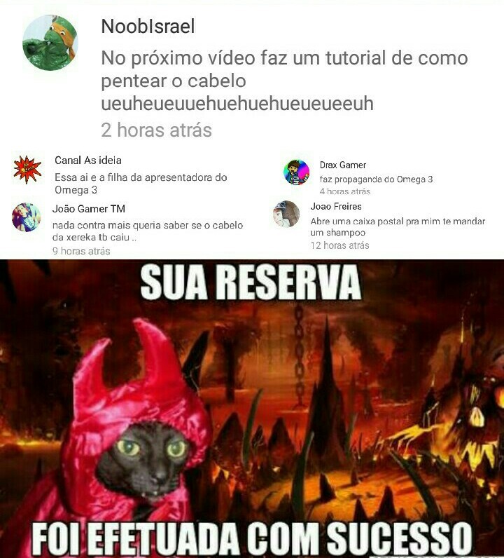 Reserva efetuada - meme