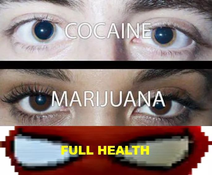 I'M ALREADY AT FULL HEALTH - meme