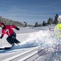 Macron fait du ski