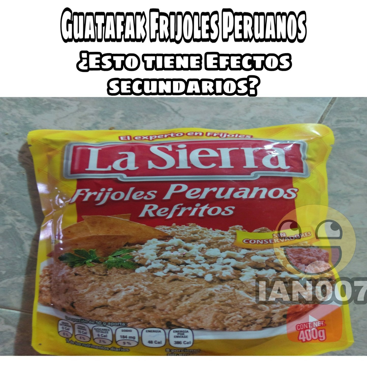 Gudatafak Frijoles peruanos!!! - meme