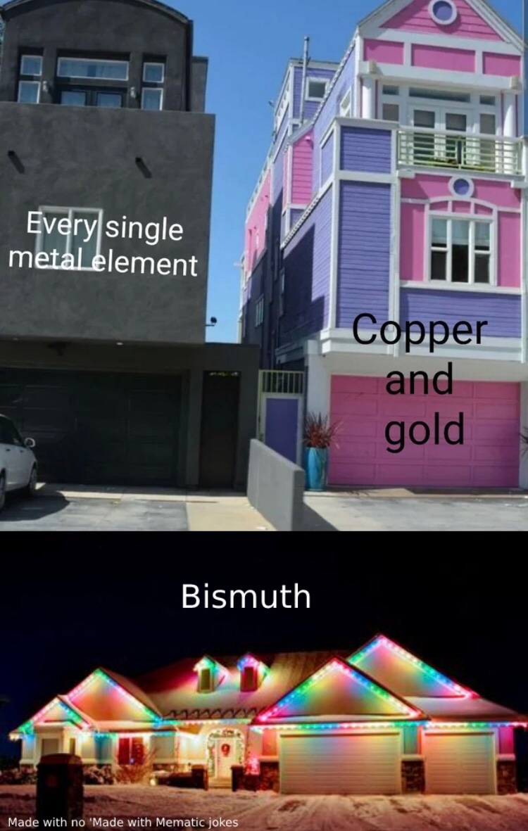 I guess gamers like bismuth then - meme