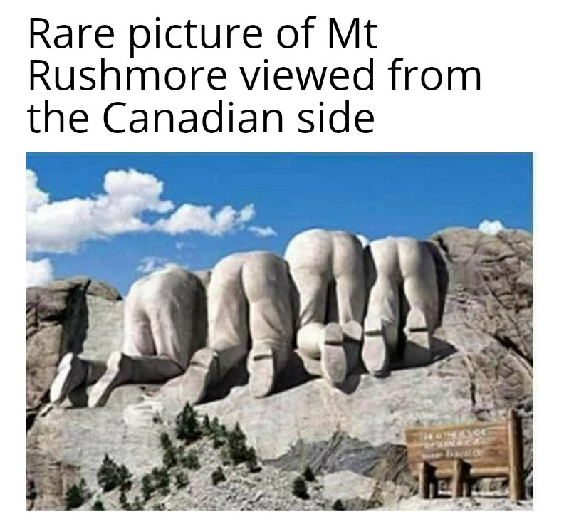 Shows the love America has for Canada - meme