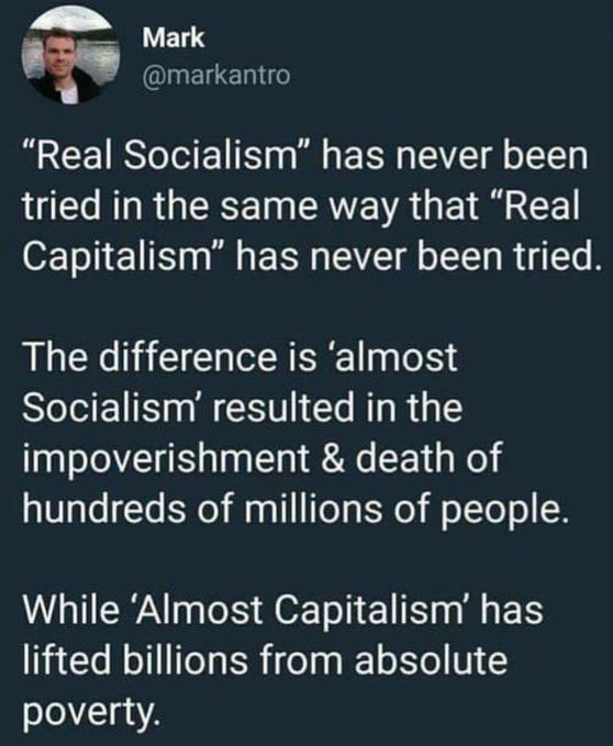 capitalism isn't perfect. But it's far better than kamunism - meme