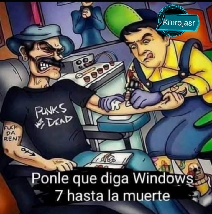 Win 7 o Win XP - meme