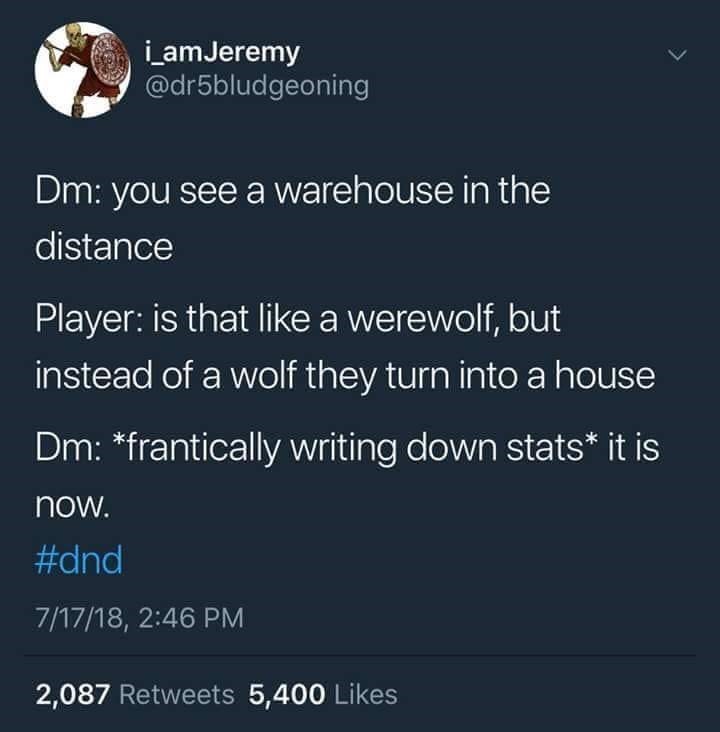 Werwolf house??? Awesome! - meme