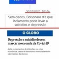 Bolsonaro deixando as previsões da OMS no chinelo