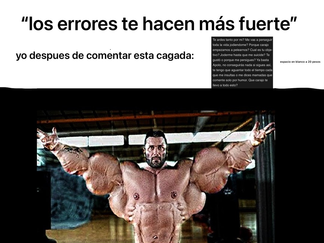 Apolo chismoso y llorón contándole a sus novias lo que comenté para defenderlo con ese copypaste :haters: - meme
