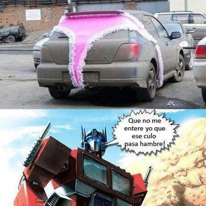 Optimus, eres un loquillo :) - meme
