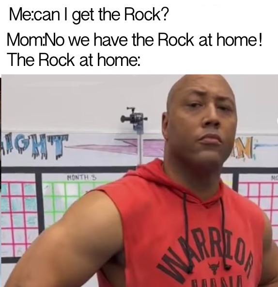 Mexican The Rock meme