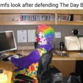 Clowns defenting The Day Before