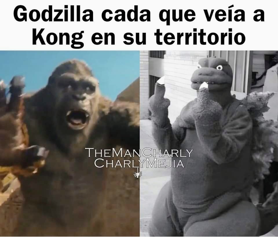 Godzilla: Marty! Te voy a m4t@r! :darkstare: - meme