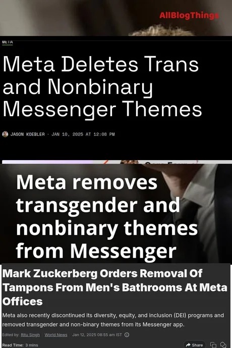 Mark Zuckerberg is adapting to the new government - meme