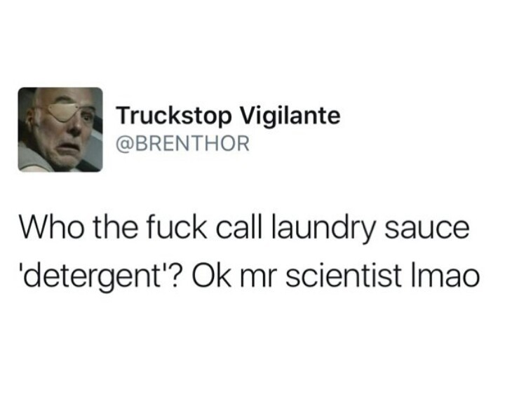 Laundry sauce - meme