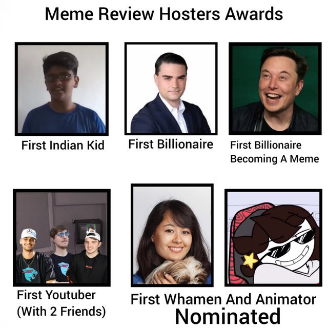 Meme Review Hosters Awards