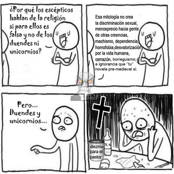 Las locuras religiosas - meme