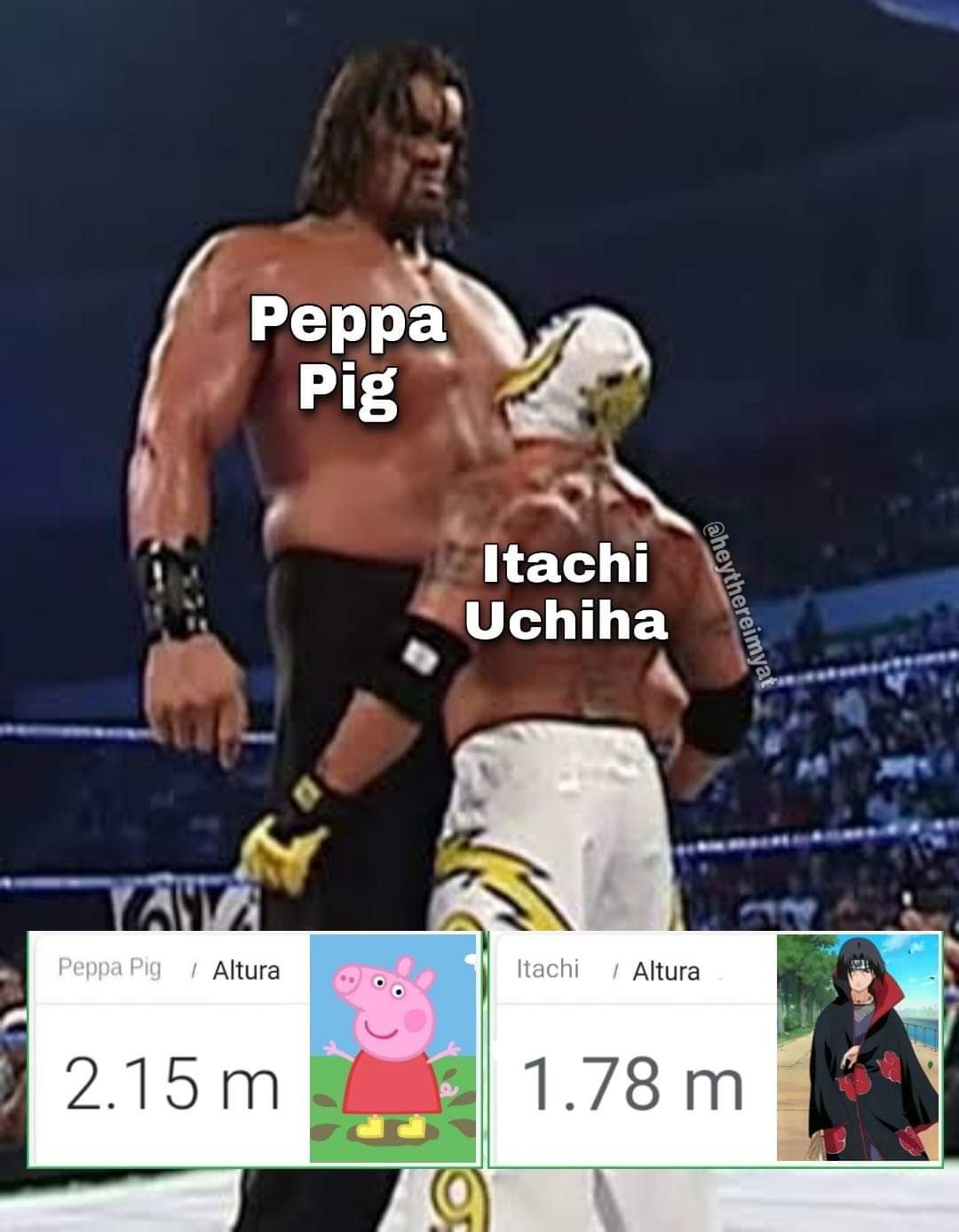 Peppa VS Itachi Uchiha - meme