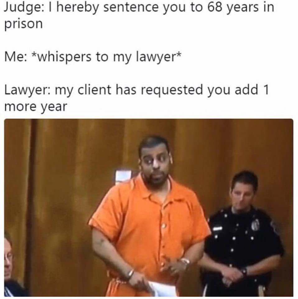69 years in prison - meme